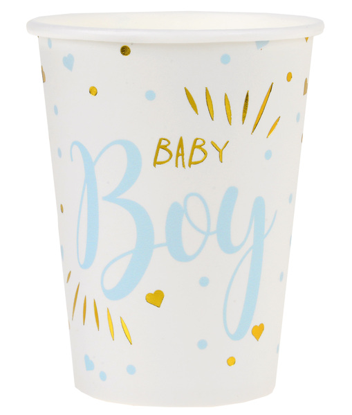 10 GOBELETS BABY SHOWER CIEL 27 CL