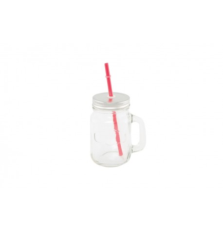 VERRE AVEC COUVERCLE ET PAILLE