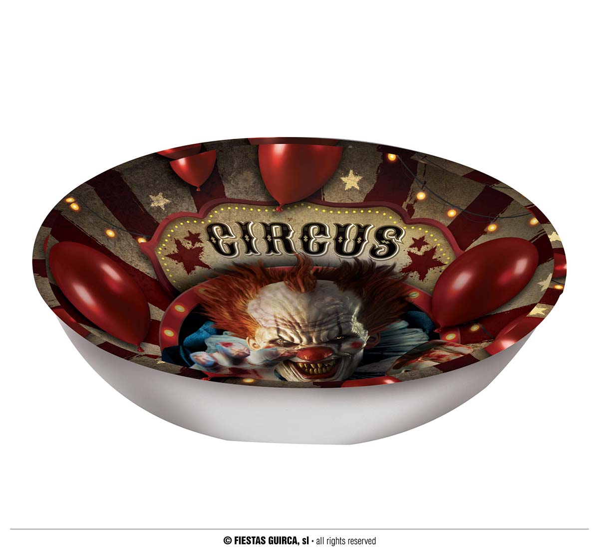 BOL CIRCUS HALLOWEEN PLASTIC 27X9CM