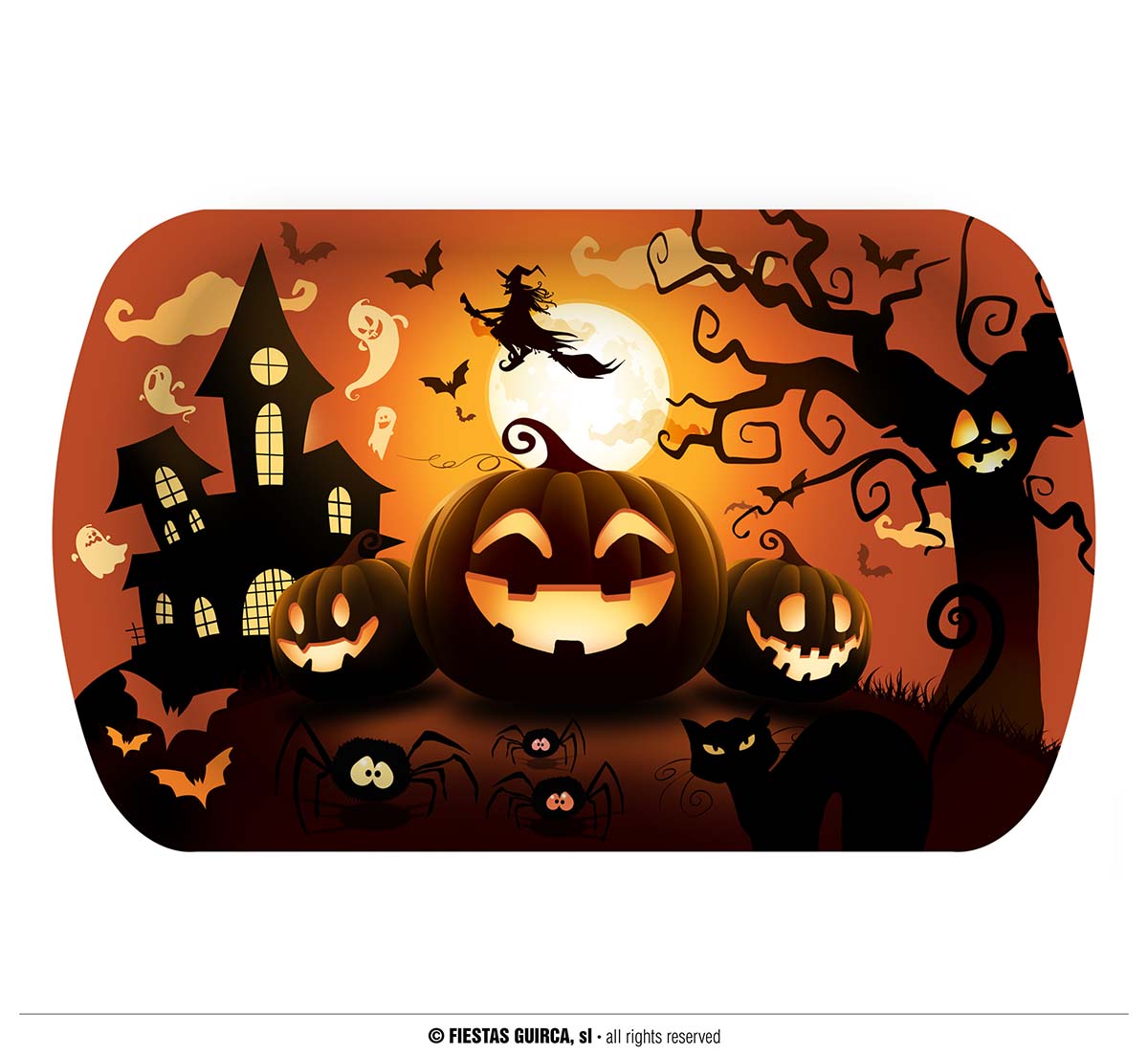 PLATEAU HALLOWEEN 29X15X3.5CM