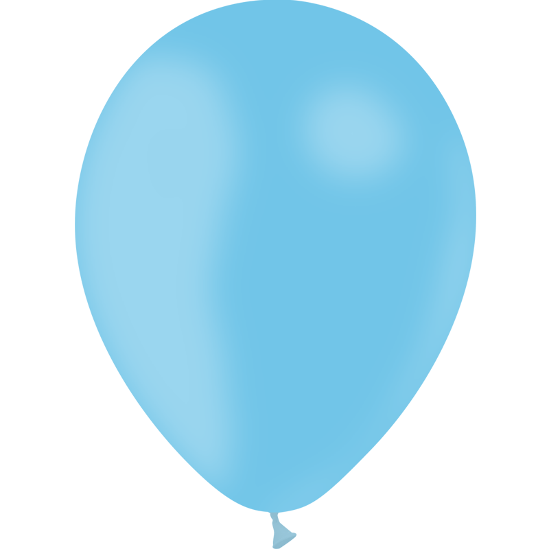 12 BALLONS CIEL 30CM