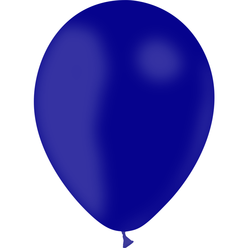 50 BALLONS BLEU MARINE