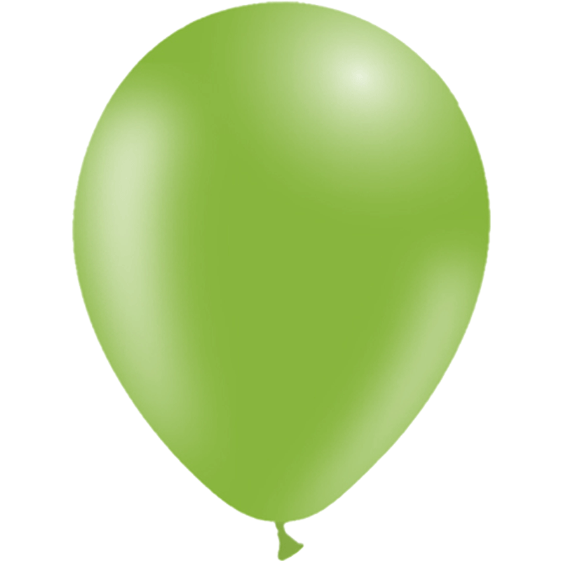 50 BALLONS APPLE GREEN