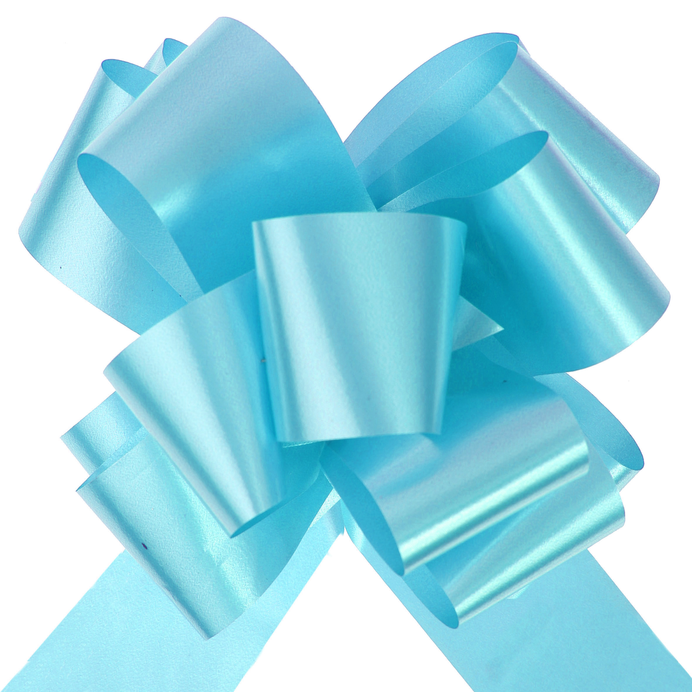 10 NOEUDS AUTO UNI TURQUOISE 50MM