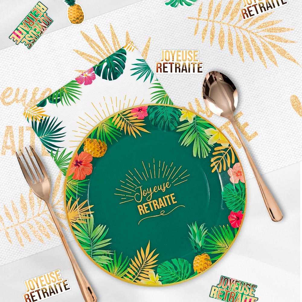 6 ASSIETTES "RETRAITE" – Image 2