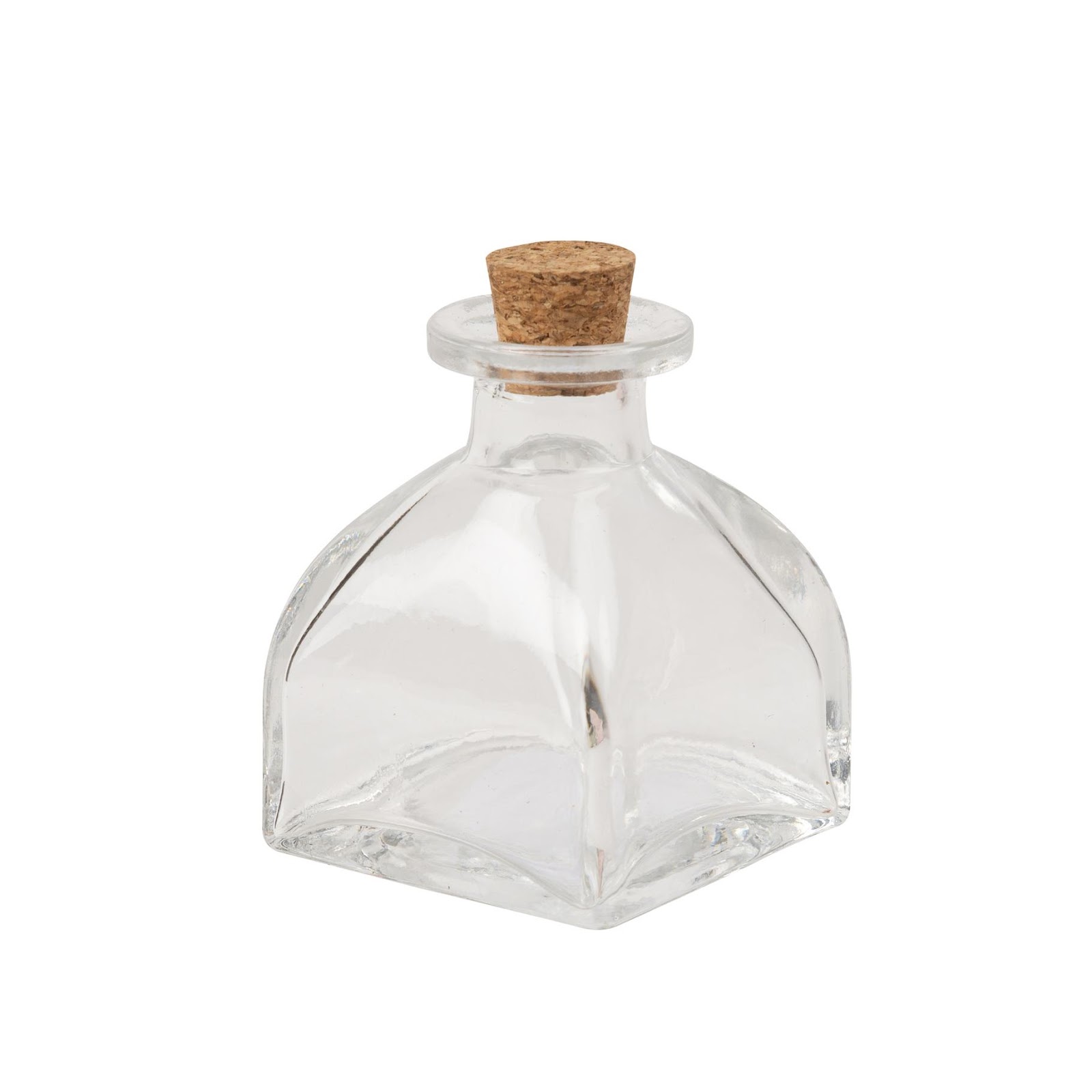 MIGNONNETTE MAO VERRE TRANSPARENT ET BOUCHON EN LIÈGE