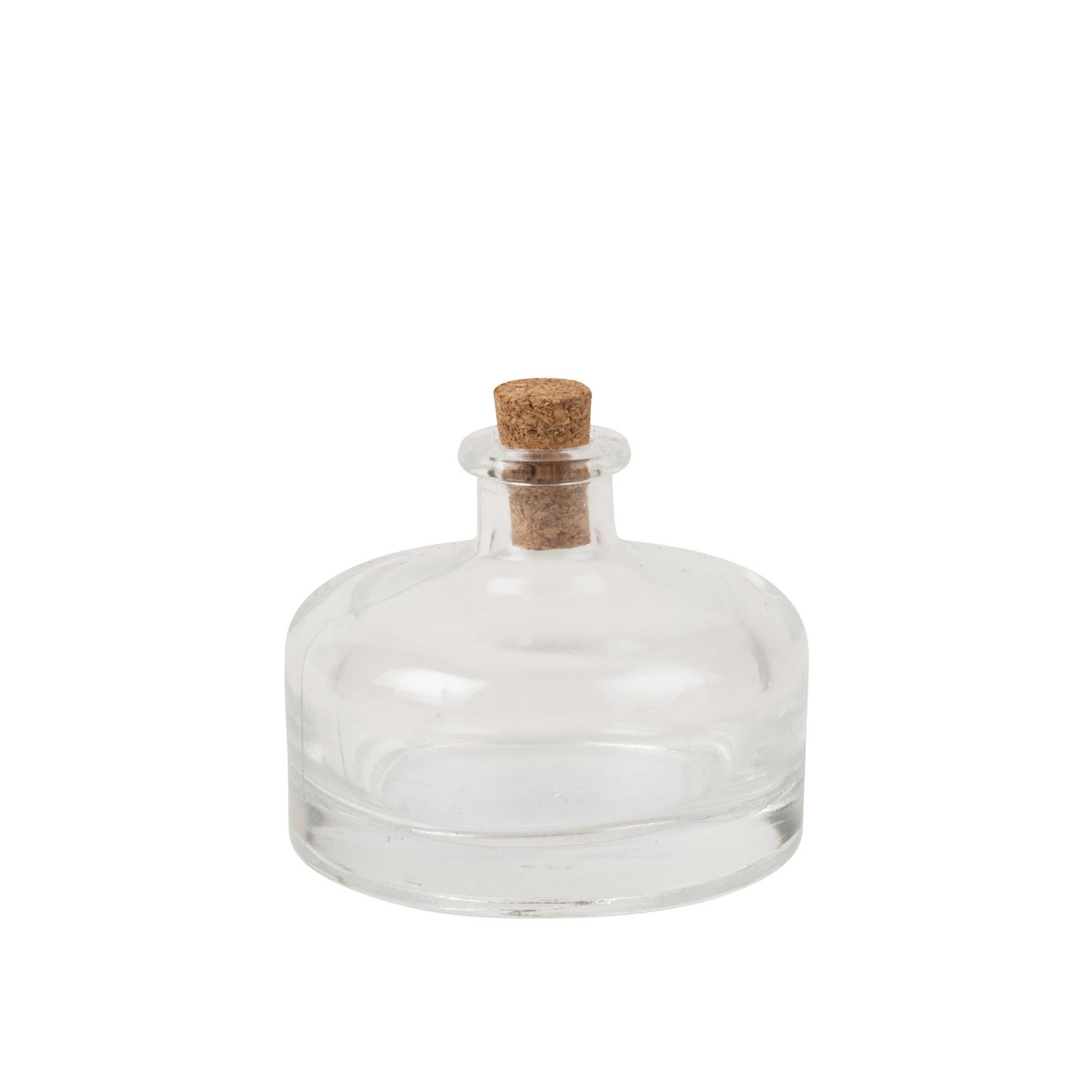 MIGNONNETTE LUCAS VERRE TRANSPARENT ET BOUCHON EN LIÈGE