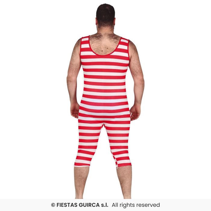 MAILLOT DE BAIN RAYE ROUGE/BLANC 1900 (L) – Image 2