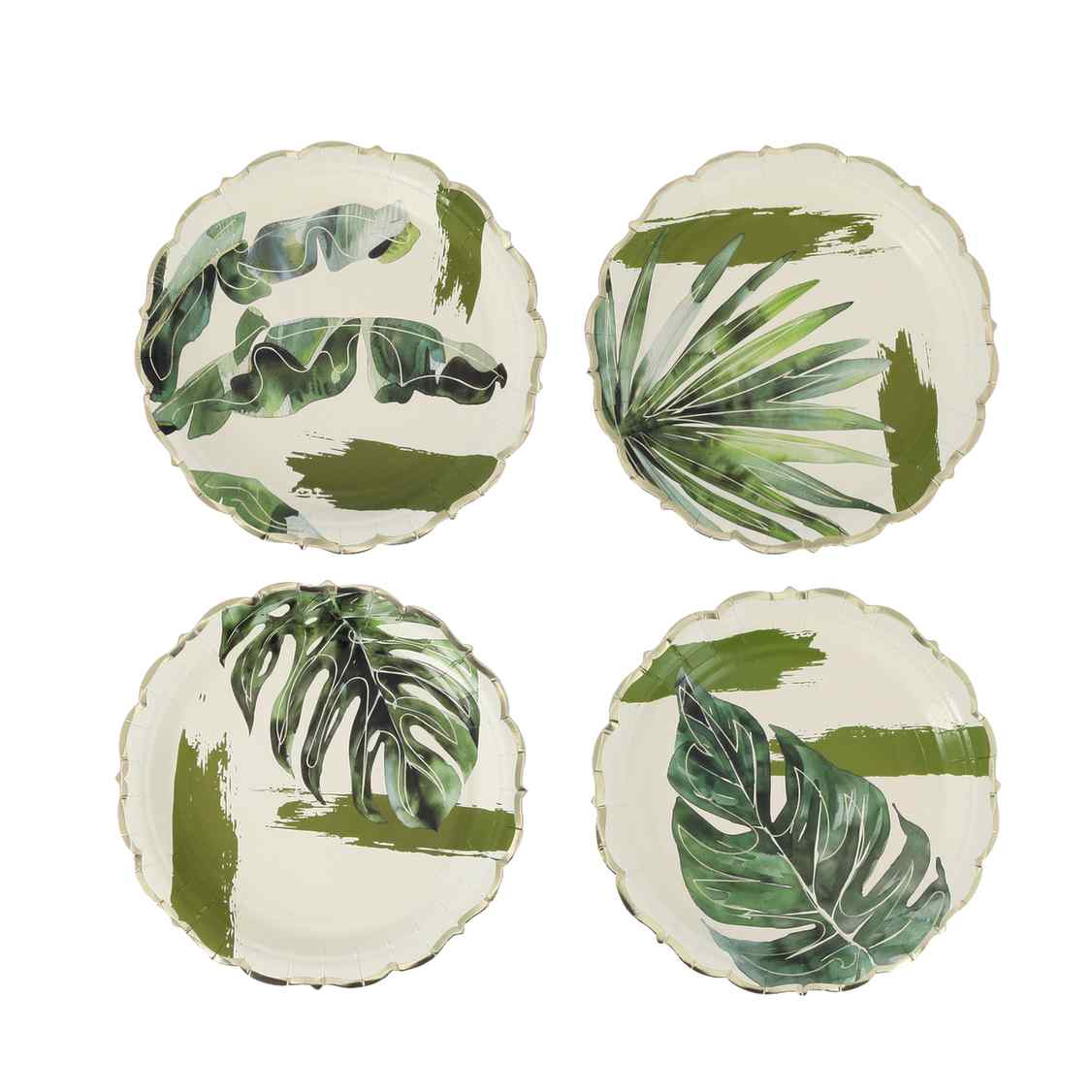8 PETITES ASSIETTES COCO PALM
