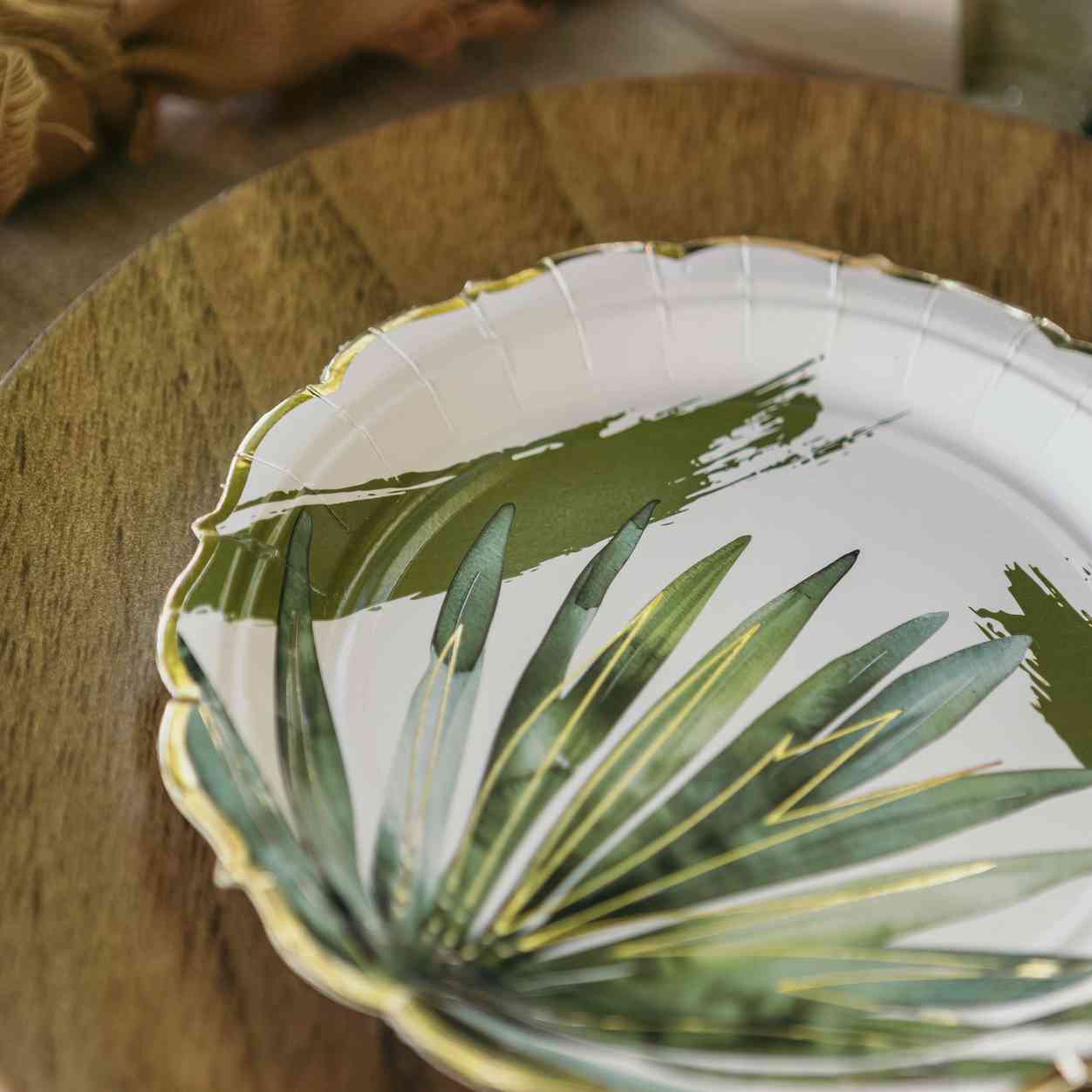 8 PETITES ASSIETTES COCO PALM – Image 2