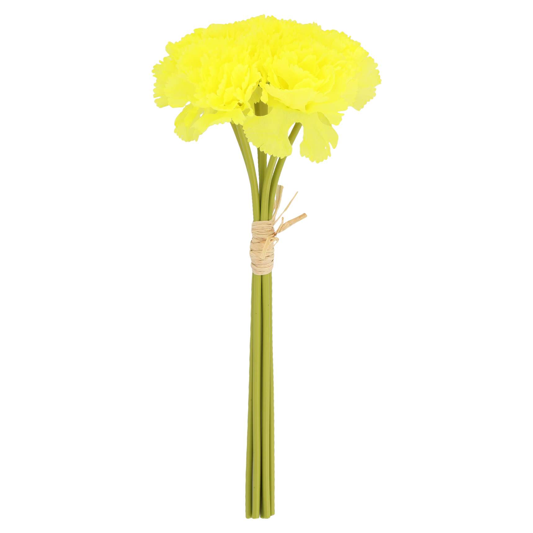 BOUQUET DE 6 ŒILLETS JAUNE
