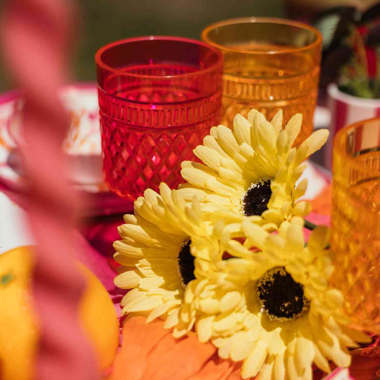 BOUQUET DE 3 GERMINIS JAUNE – Image 2
