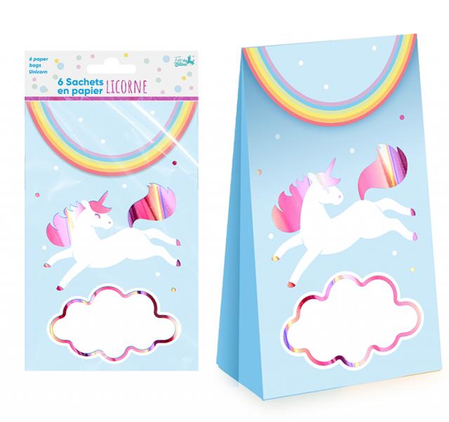 6 sachets Licorne